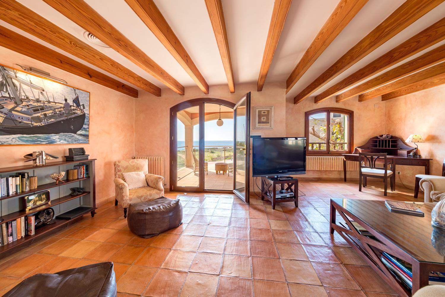 Mallorca Finca Haus Mit Pool Direkt Am Meer Es Trenc, Bootstour Moeglich Са-Рапіта Екстер'єр фото