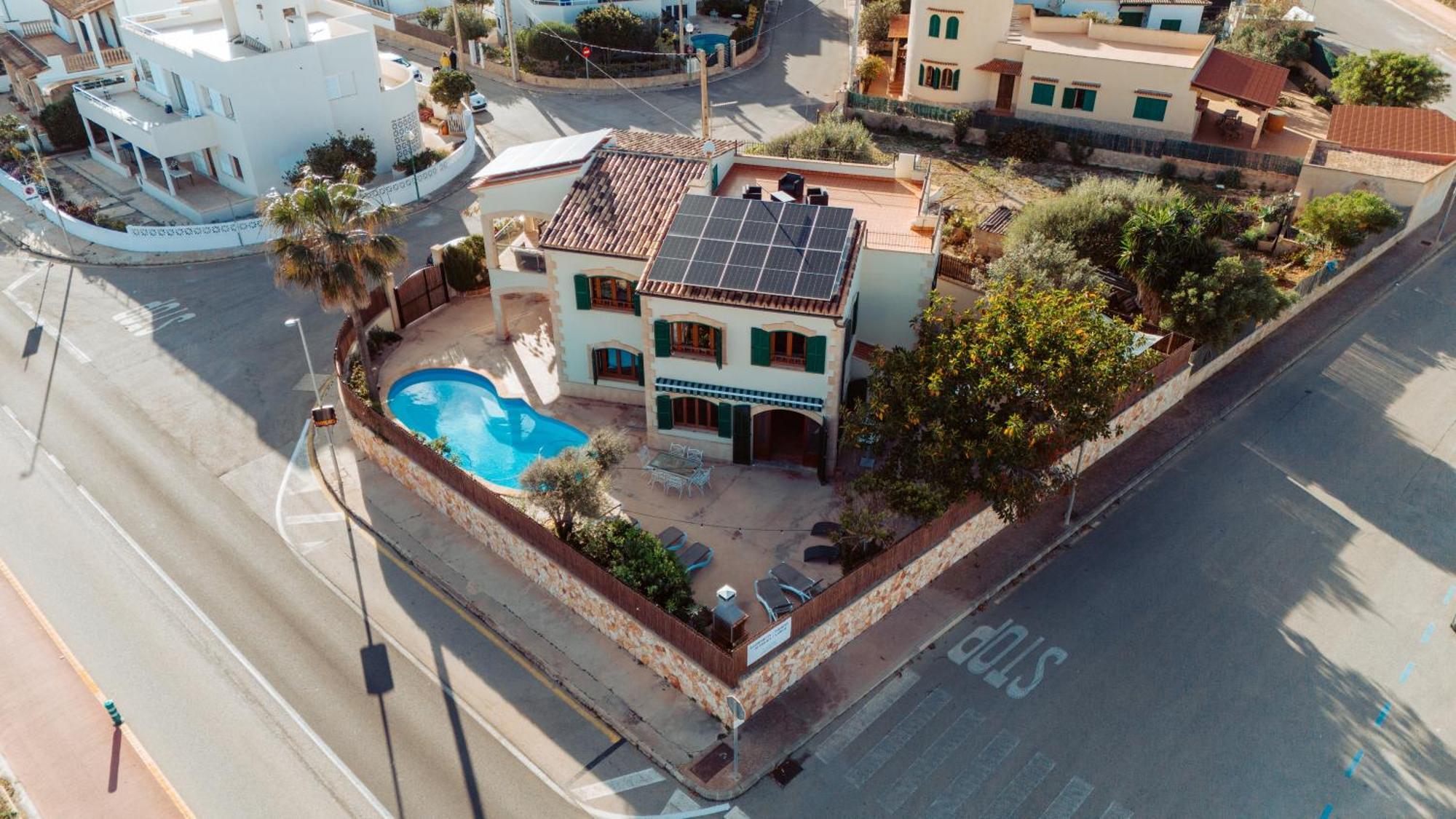 Mallorca Finca Haus Mit Pool Direkt Am Meer Es Trenc, Bootstour Moeglich Са-Рапіта Екстер'єр фото