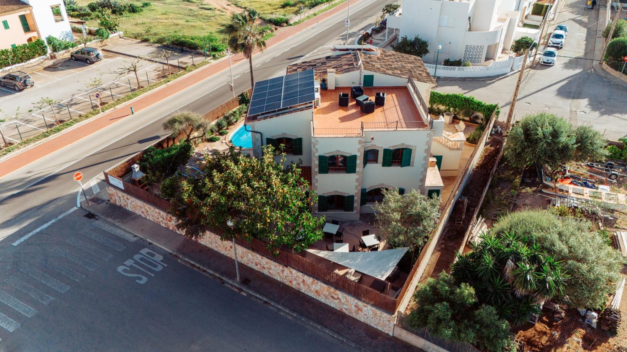Mallorca Finca Haus Mit Pool Direkt Am Meer Es Trenc, Bootstour Moeglich Са-Рапіта Екстер'єр фото